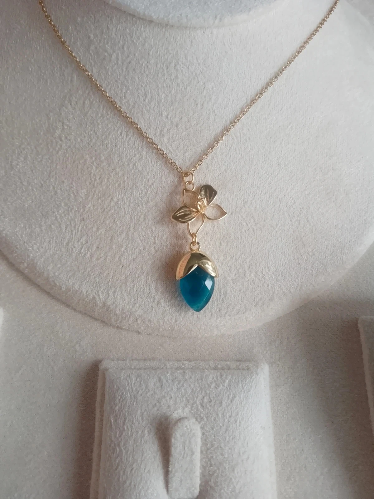 Collier pendentif Pierre d'apatite naturelle – photo 2